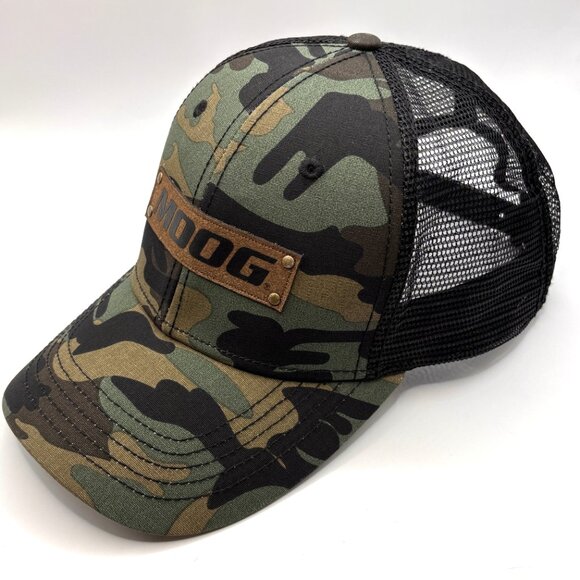 MOOG Auto Parts Camouflage Hat Cap Mesh Back Trucker Hat Adjustable Snap Back - Picture 2 of 6